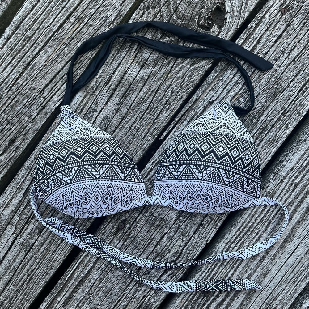 Hula Honey | Aztec Design Push Up Bikini Top